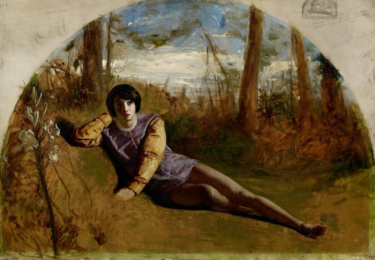 Az ifjú költő, 1849 alkotó: Arthur Hughes
