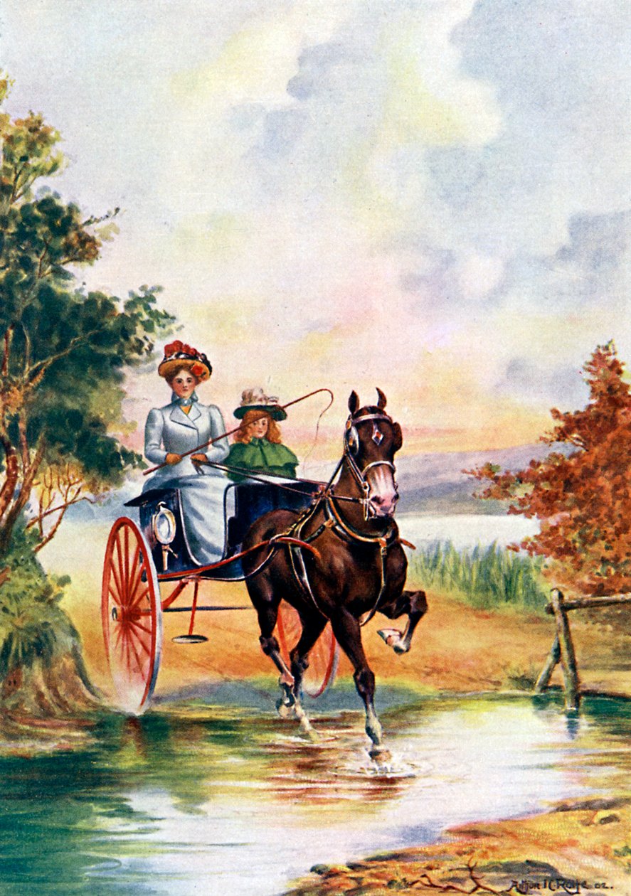 "Okos kitérő", 1902 alkotó: Arthur JC Rolfe
