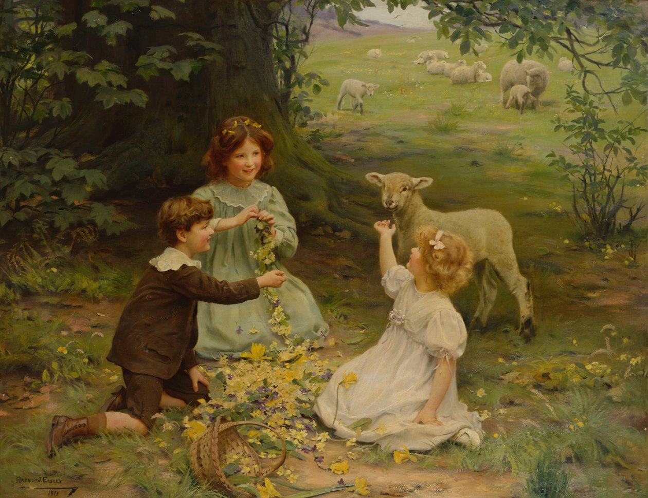 A tavasz öröme alkotó: Arthur John Elsley