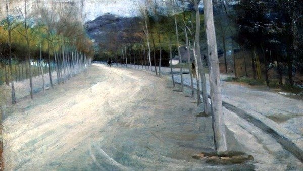 A Viale-n, Firenzében alkotó: Arthur Lemon