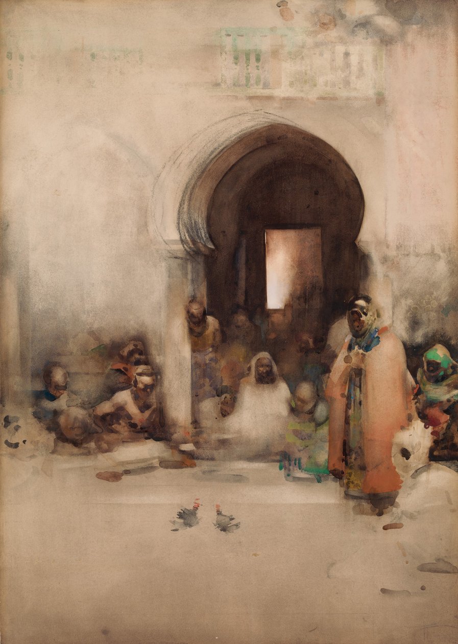 Kakasviadal, 1900. alkotó: Arthur Melville
