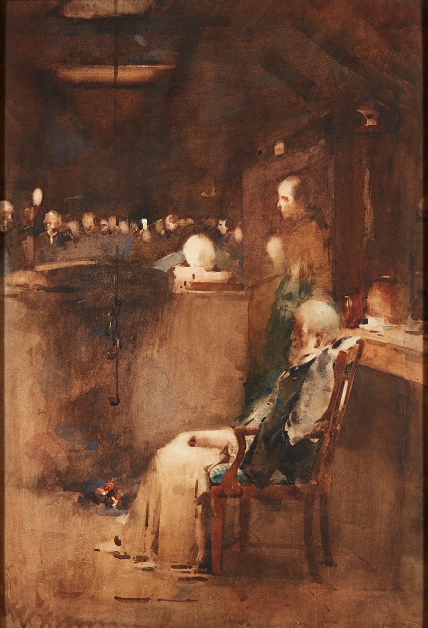 Study For the Old Covenanter (akvarell) alkotó: Arthur Melville