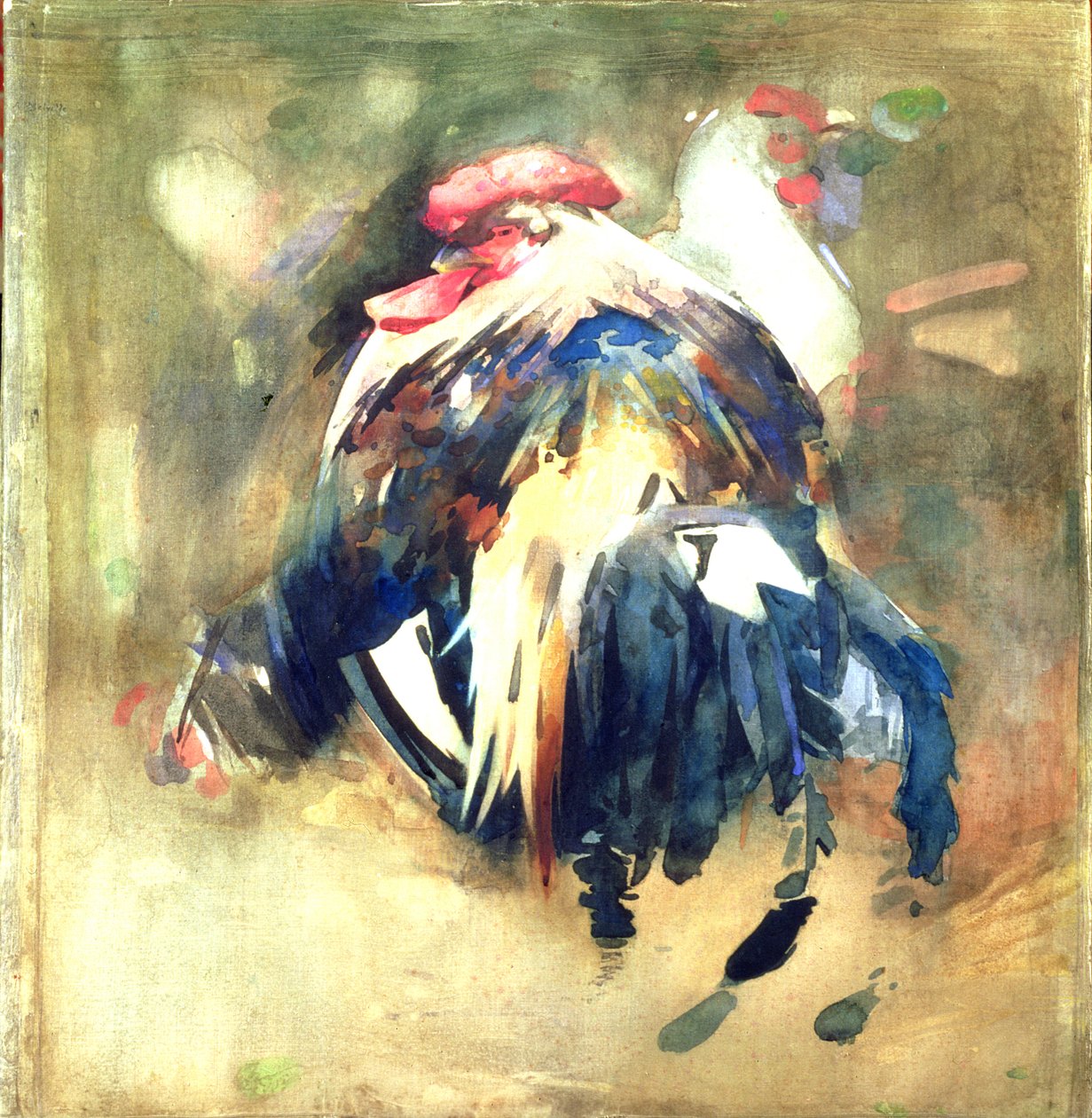 The Rooster (wc ágyneműn) alkotó: Arthur Melville