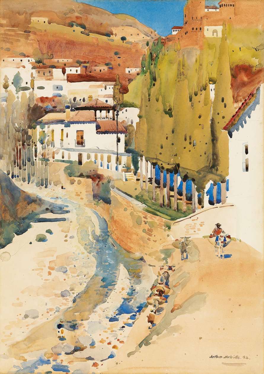 A Darro völgye, 1893 alkotó: Arthur Melville