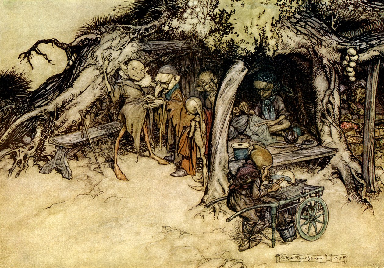 Szentivánéji álom alkotó: Arthur Rackham