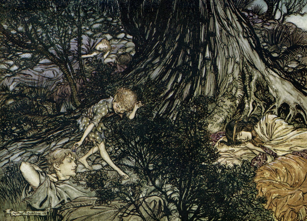 Szentivánéji álom alkotó: Arthur Rackham