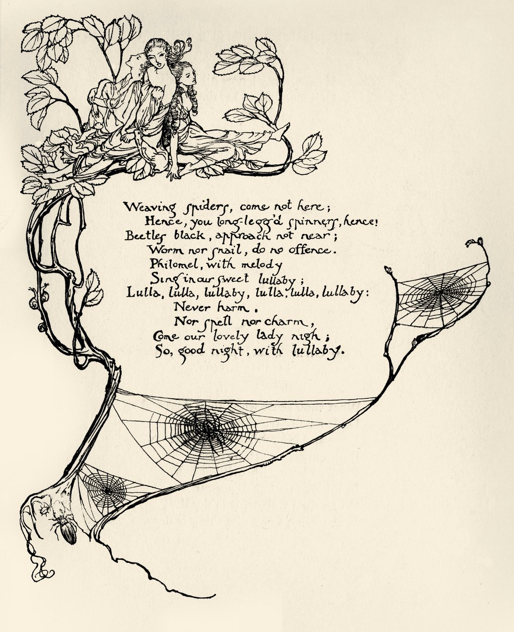 Szentivánéji álom alkotó: Arthur Rackham