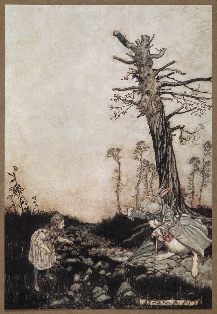 Alice és a fehér nyúl alkotó: Arthur Rackham