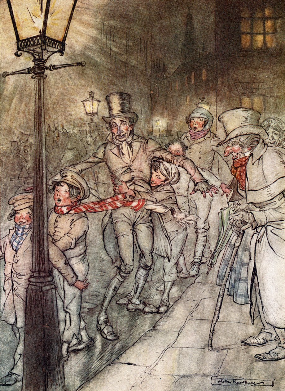 Karácsonyi ének, Arthur Rackham alkotó: Arthur Rackham
