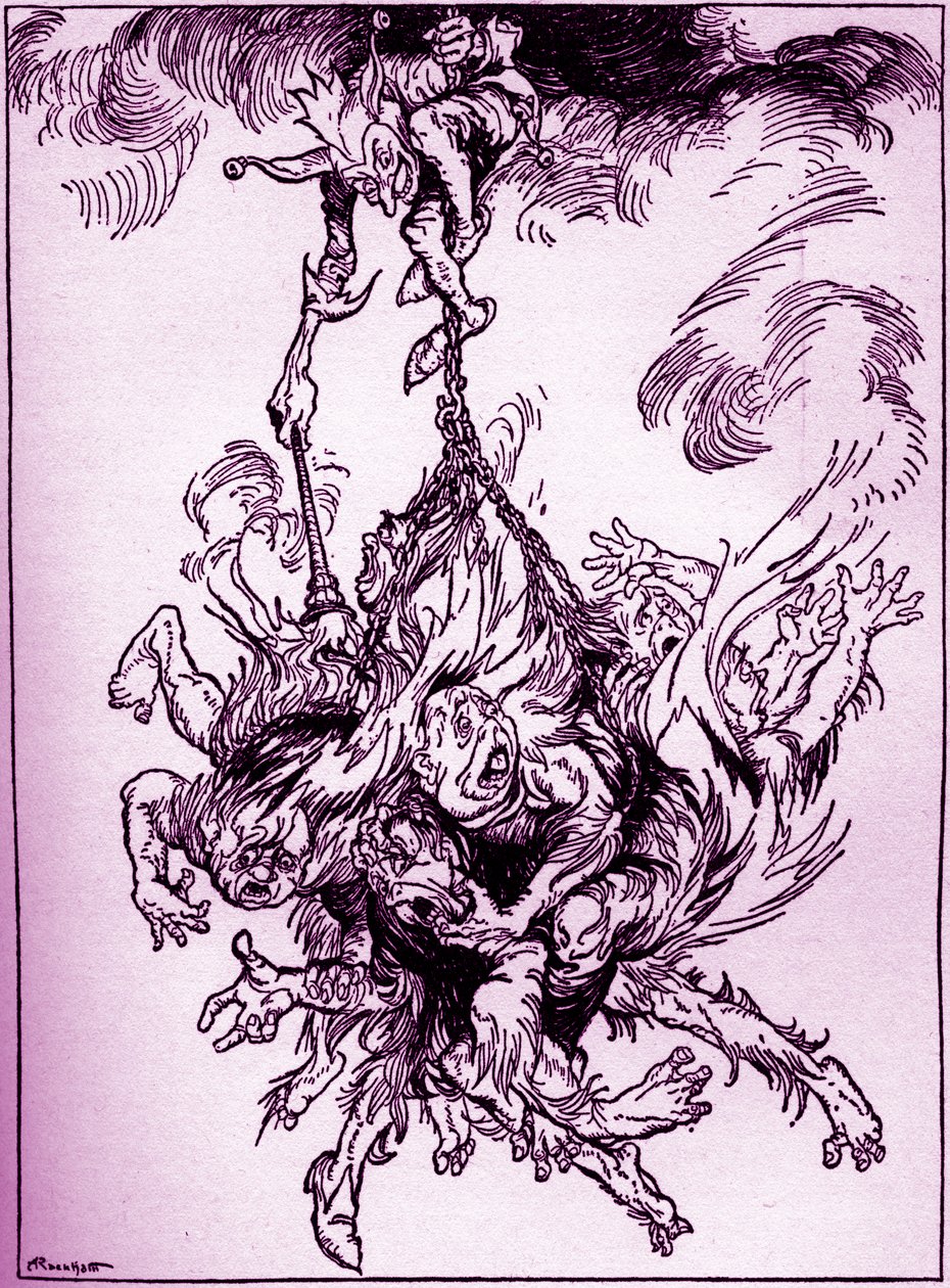 "Hop-Frog" Edgar Allan Poe-tól alkotó: Arthur Rackham