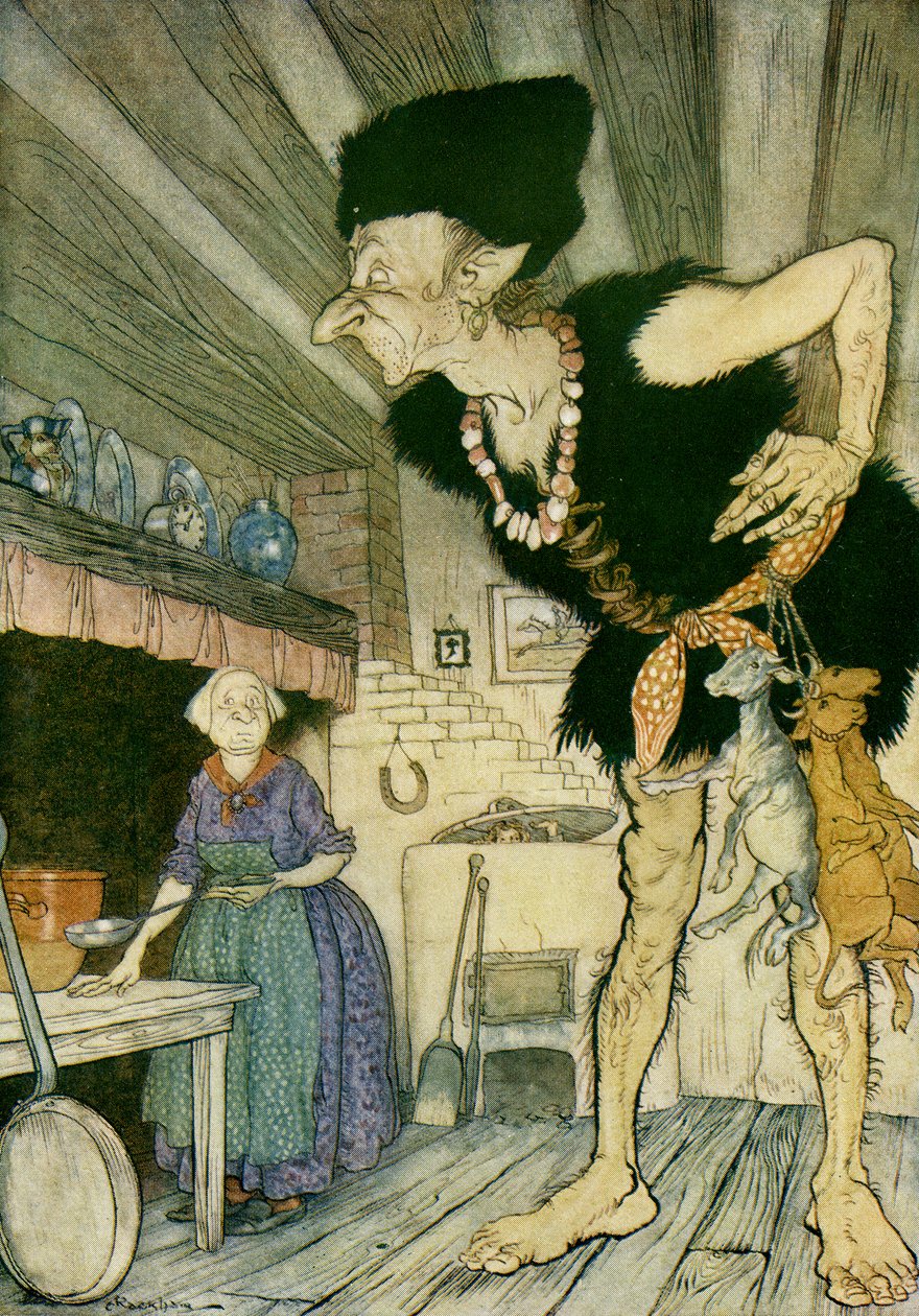 Jack és a babszál alkotó: Arthur Rackham