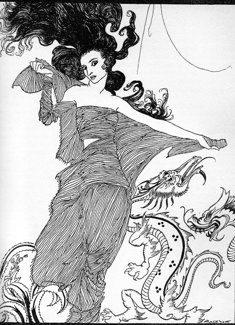 "Legia", Edgar Allan Poe alkotó: Arthur Rackham