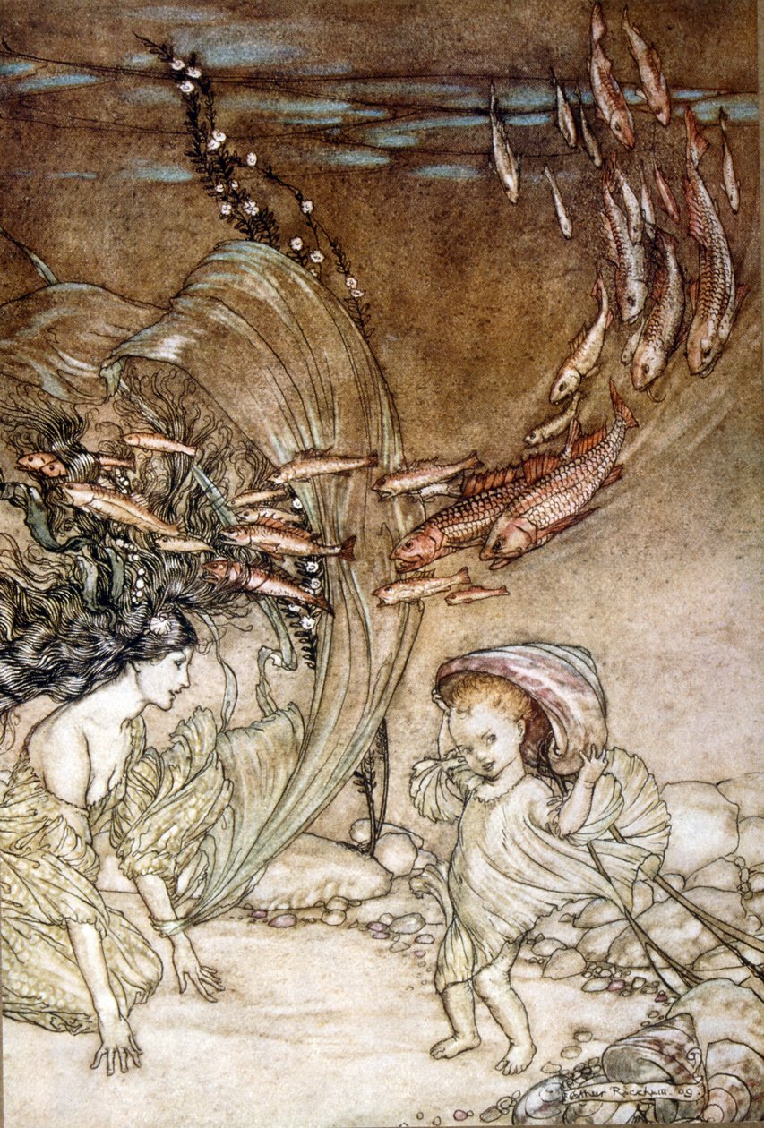 Ondine alkotó: Arthur Rackham