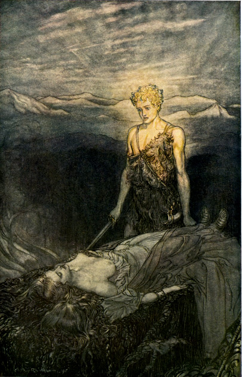 Siegfried alkotó: Arthur Rackham