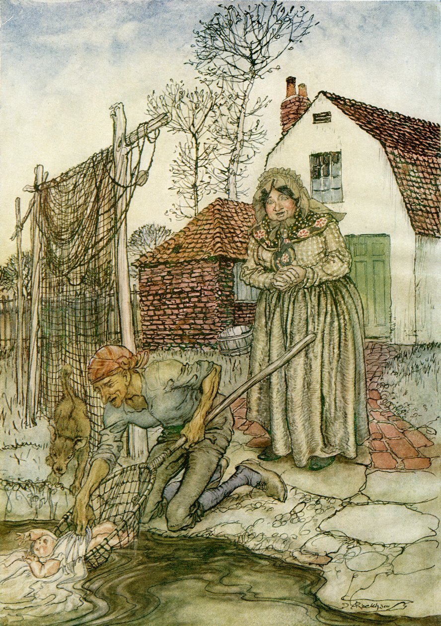 A hal és a gyűrű alkotó: Arthur Rackham