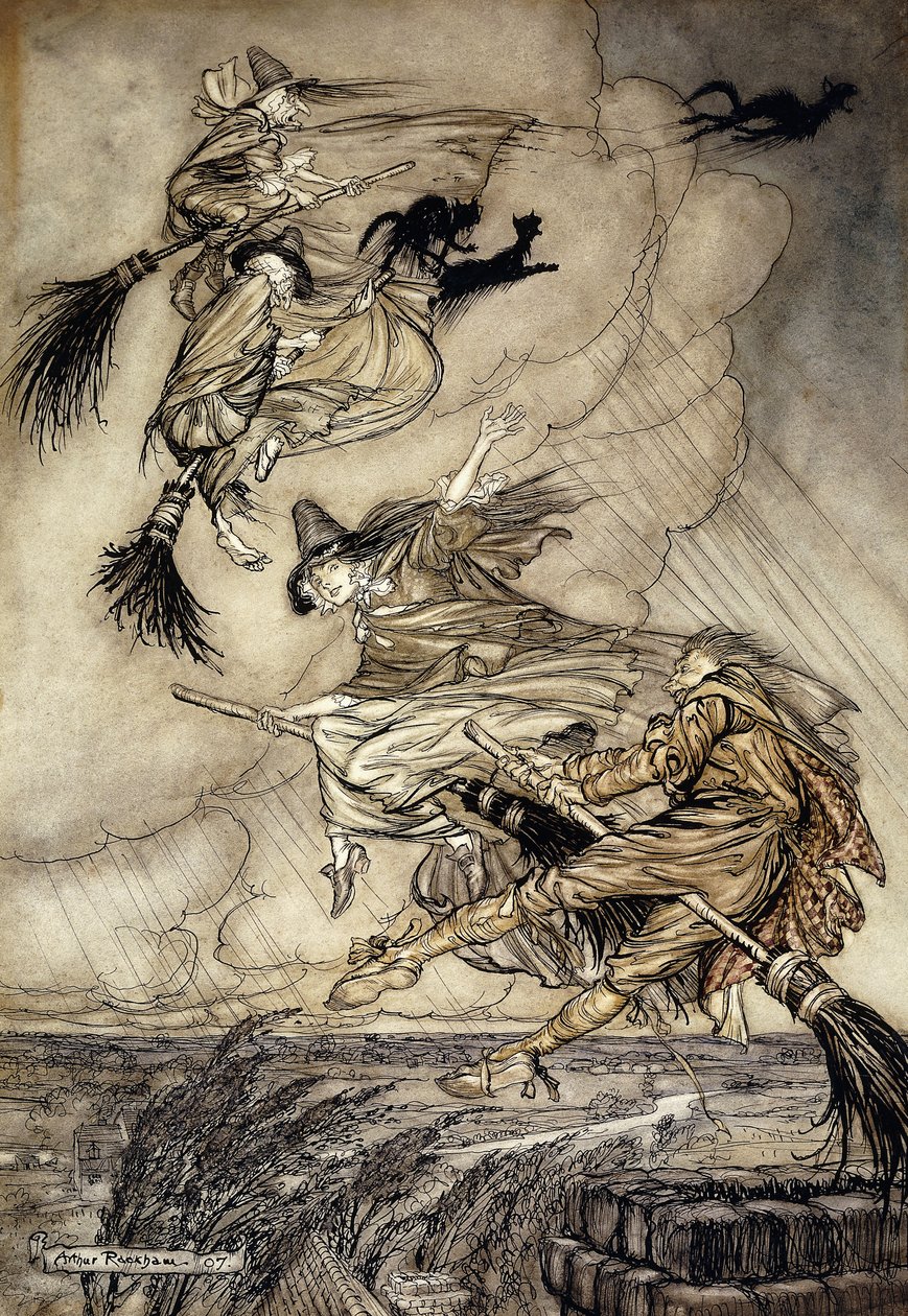 The Ingoldsby Legends: Frontispiece, alkotó: Arthur Rackham