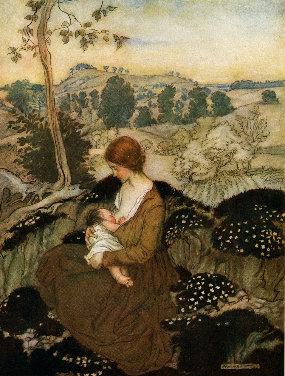 A.C. Swinburne: Az élet tavaszi hulláma alkotó: Arthur Rackham
