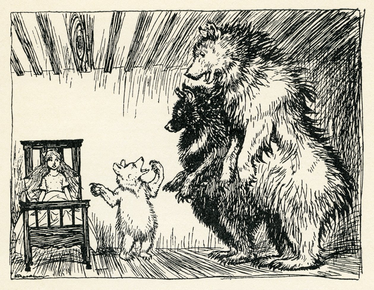 A három medve alkotó: Arthur Rackham