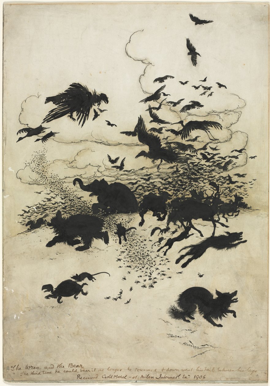 A Wren és a Medve alkotó: Arthur Rackham