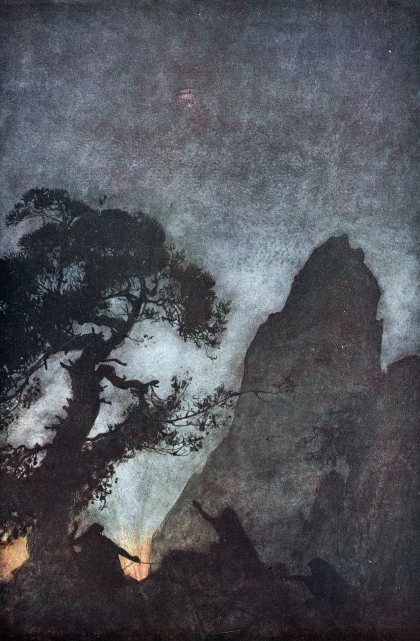 "A három norn", 1924. alkotó: Arthur Rackham