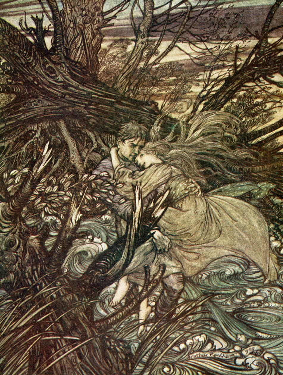 Friedrich de la Motte Fouque undine alkotó: Arthur Rackham