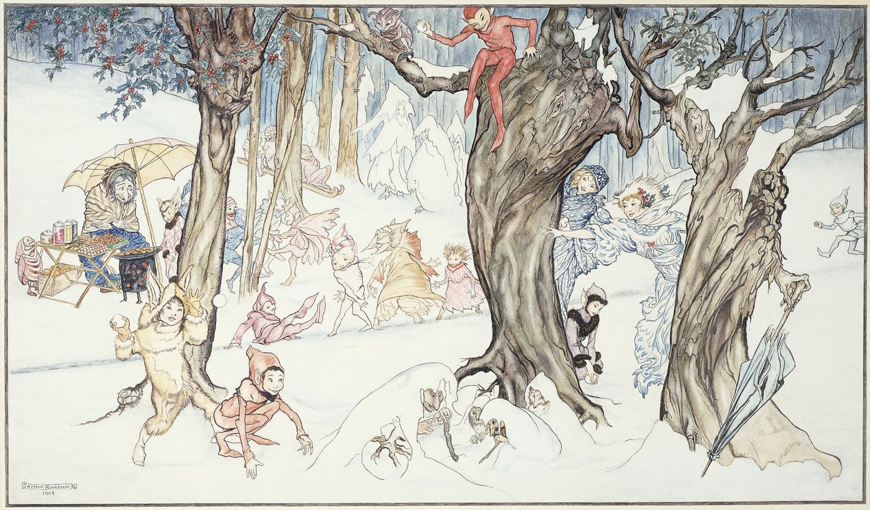 Téli mulatság, 1924 alkotó: Arthur Rackham