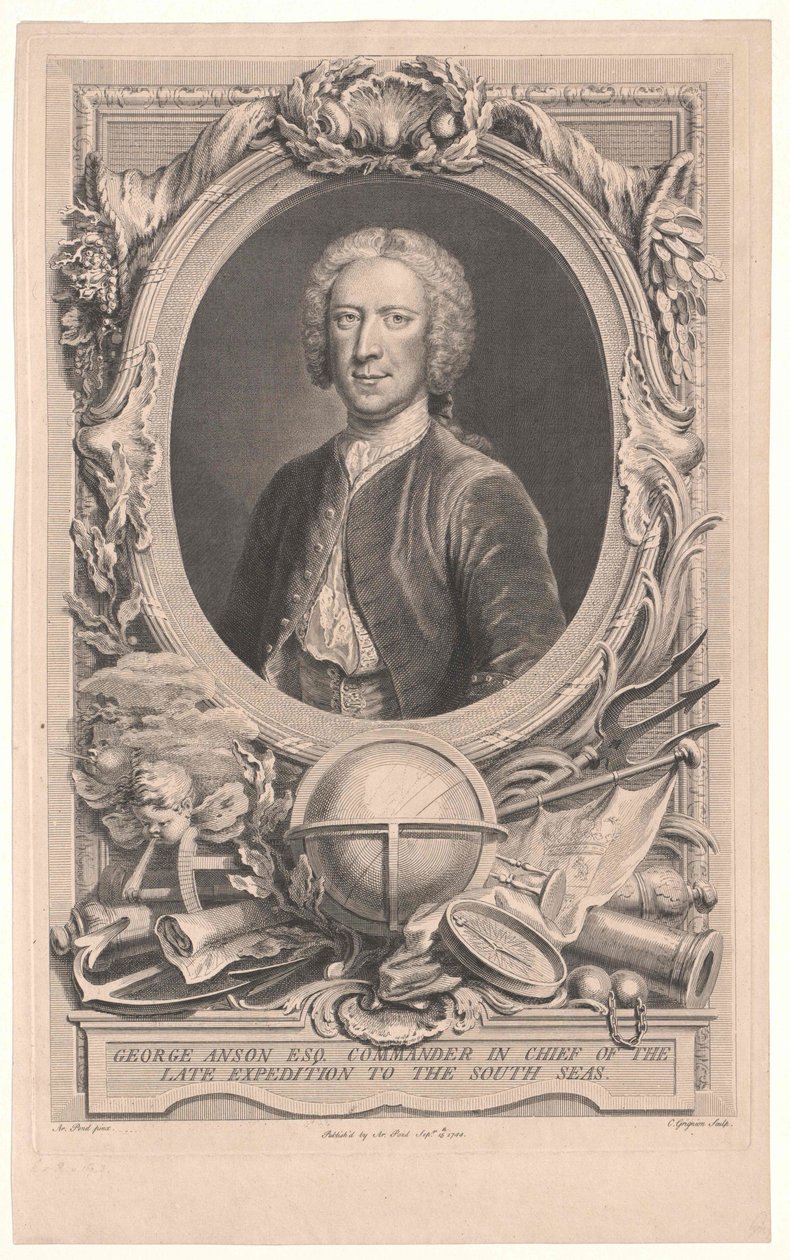 1. Anson Anson báró alkotó: Artist Unknown