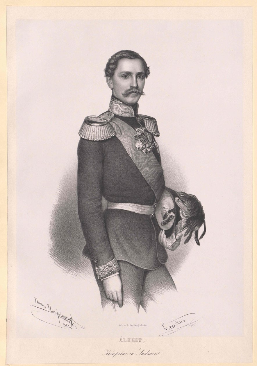 I. Albert szász király, alkotó: Artist Unknown