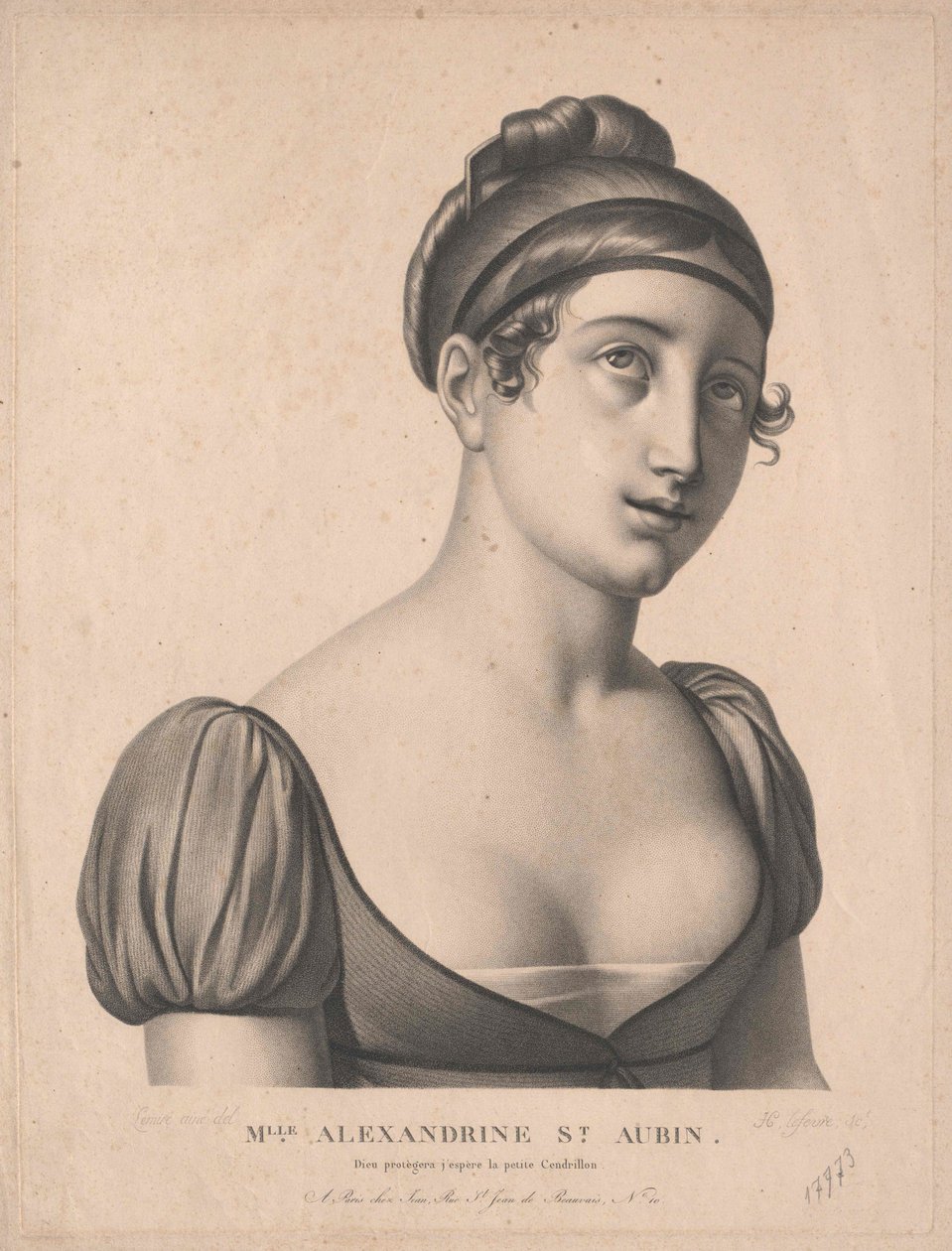 Alexandrine (1793-1867) Saint-Aubin alkotó: Artist Unknown