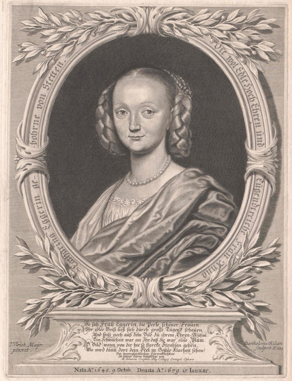 Anna Elisabeth von Stetten (nyomtatás) alkotó: Artist Unknown