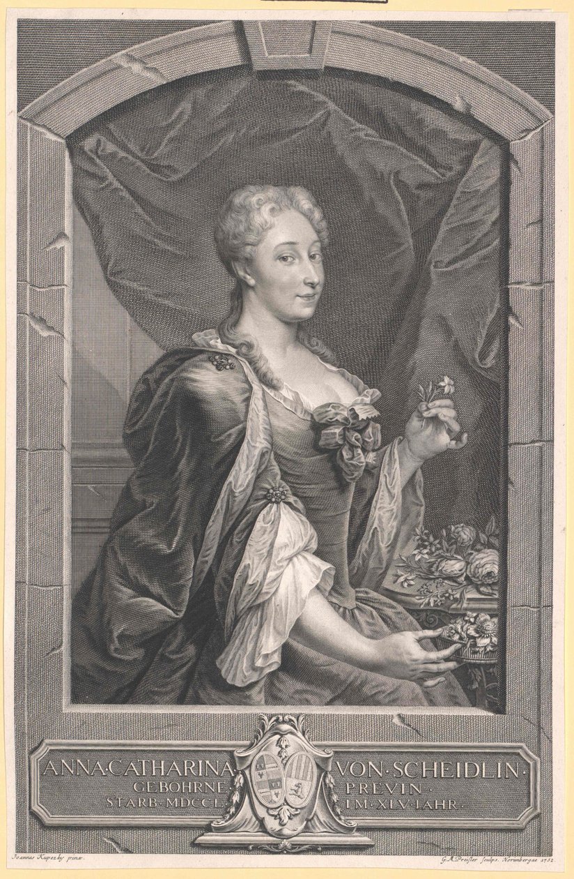 Anna Katharina von Scheidlin alkotó: Artist Unknown