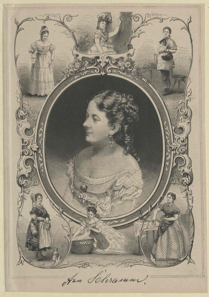 Anna Schramm (nyomtatás) alkotó: Artist Unknown