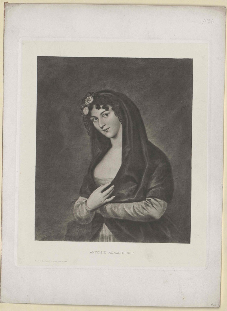 Antonie Adamberger alkotó: Artist Unknown