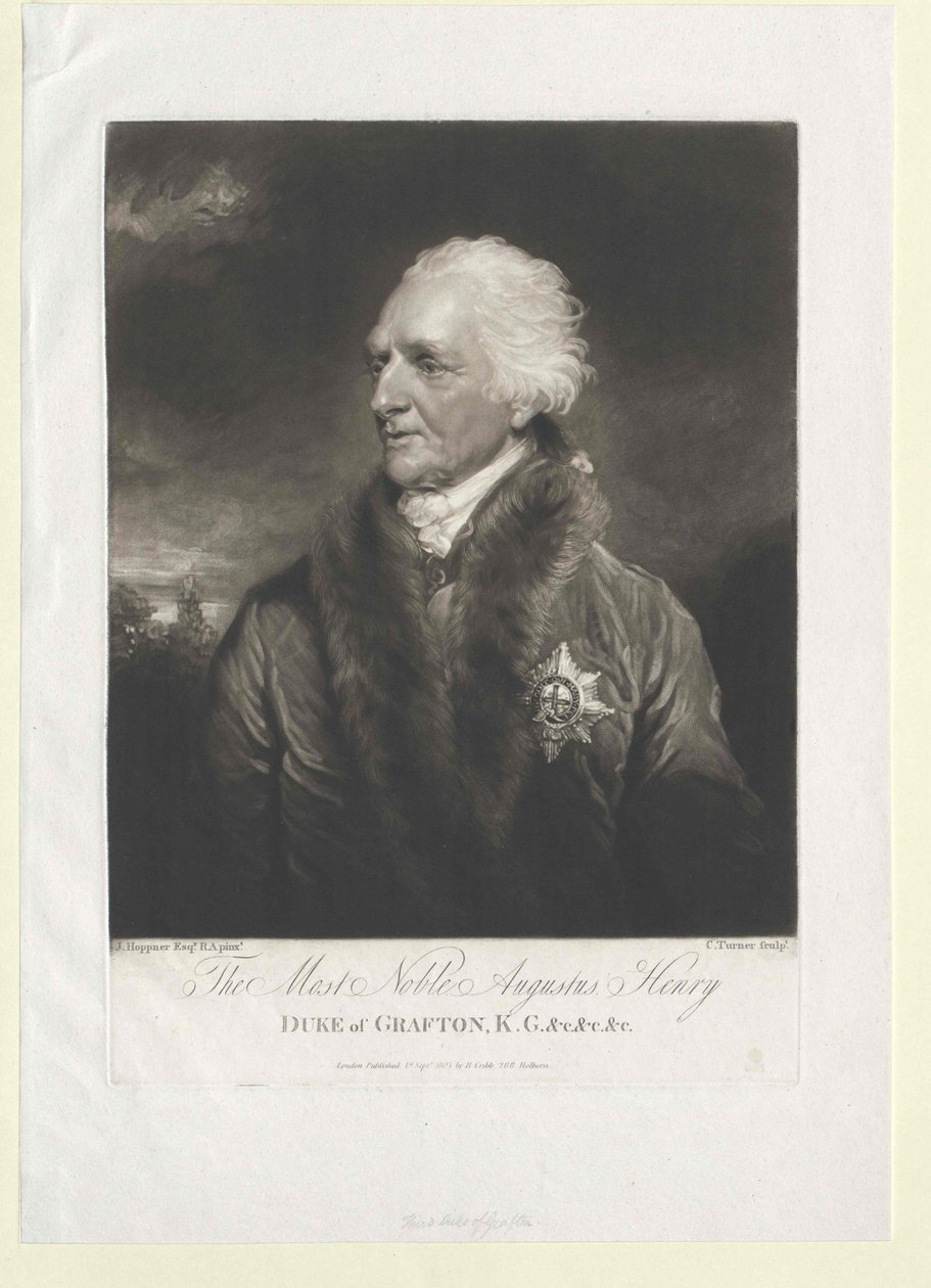 Augustus Henry Fitzroy Fitzroy Grafton herceg alkotó: Artist Unknown