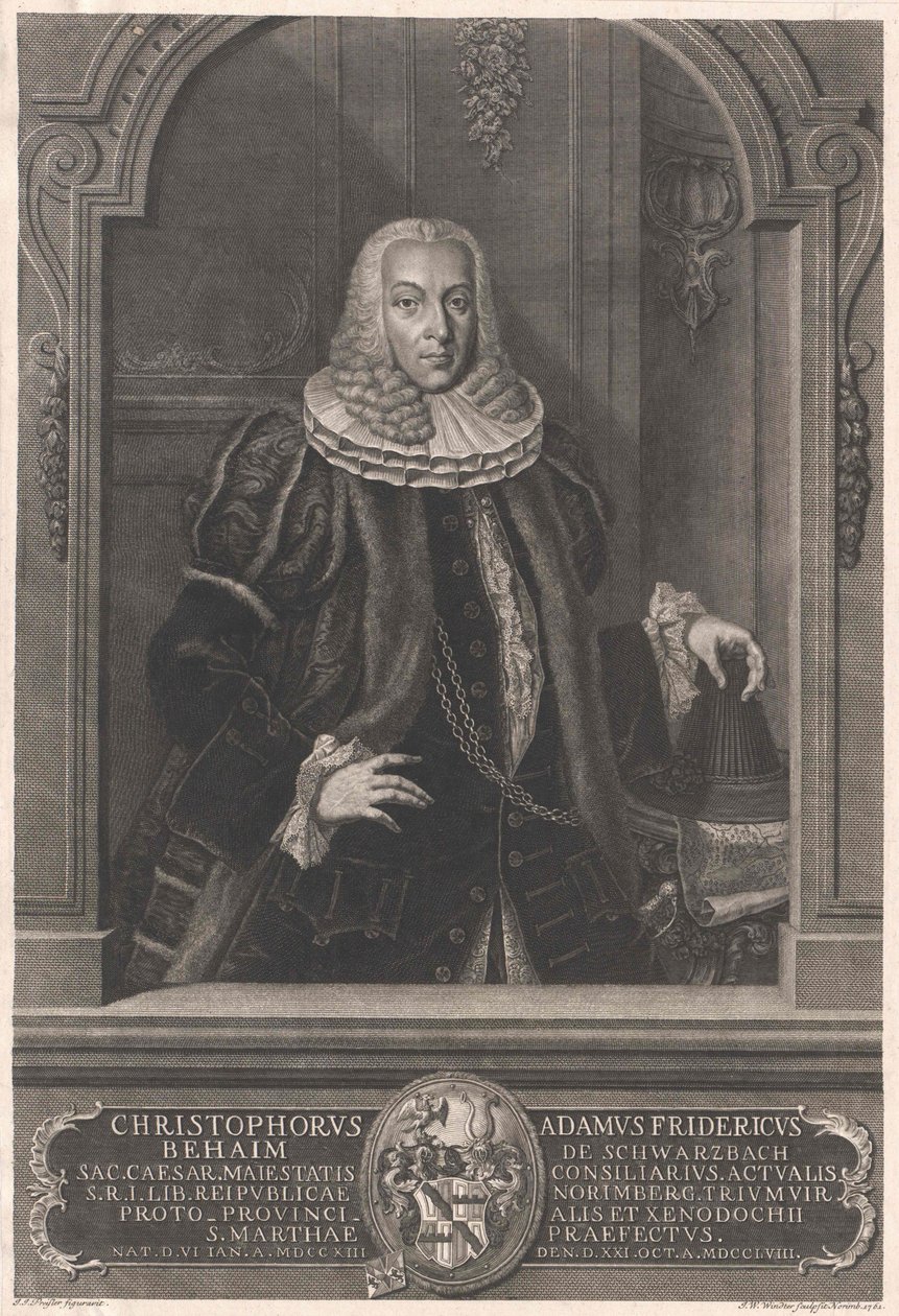 Christoph Adam Frederick Behaim von Schwarzbach alkotó: Artist Unknown