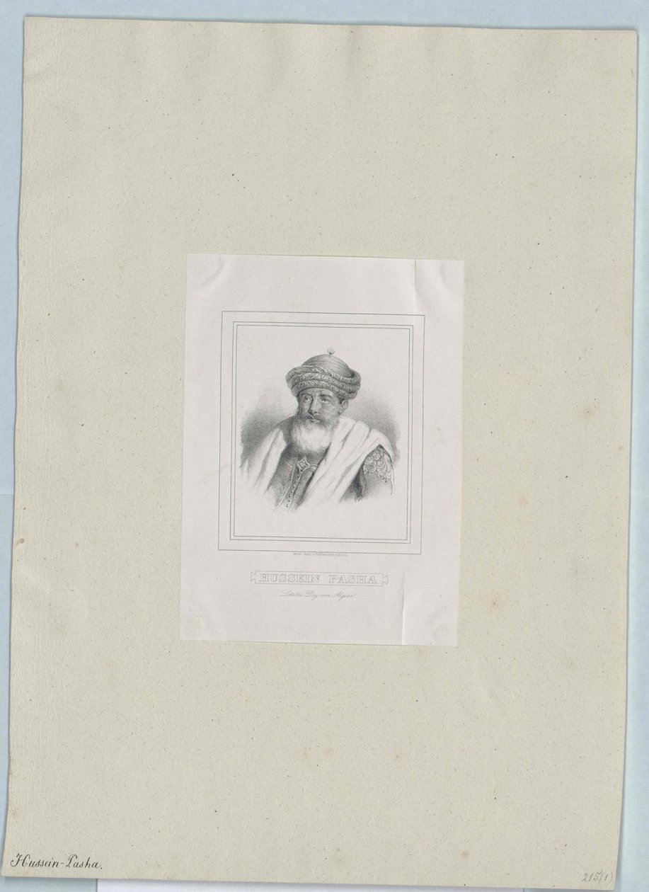 Husszein algíri dej alkotó: Artist Unknown