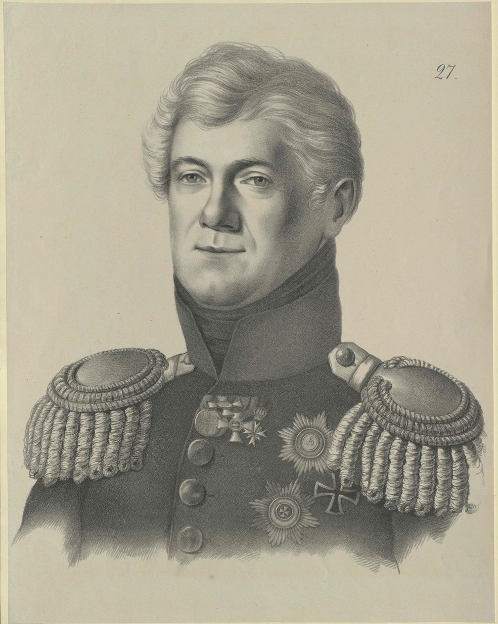 Dimitrij Vlagyimirovics gróf Galitzin (nyomtatás) alkotó: Artist Unknown