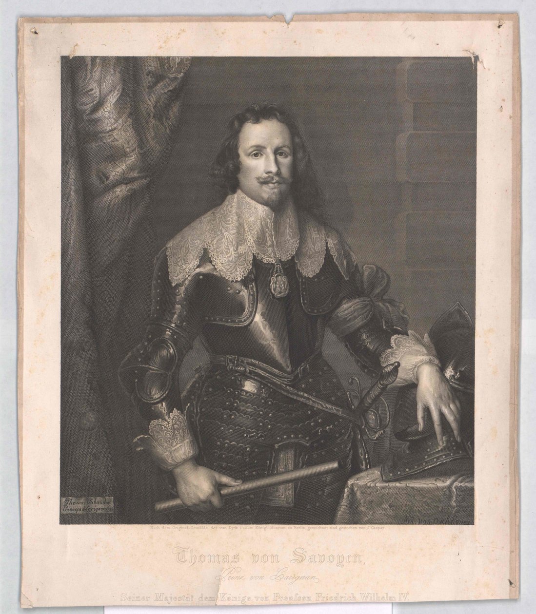 Savoyai herceg Carignan Franz Thomas alkotó: Artist Unknown