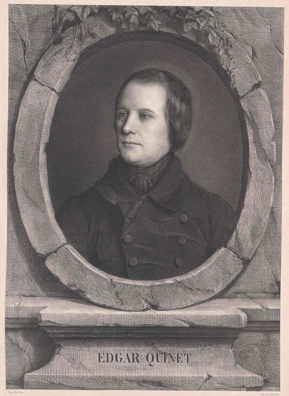 Edgar Quinet (nyomtatás) alkotó: Artist Unknown