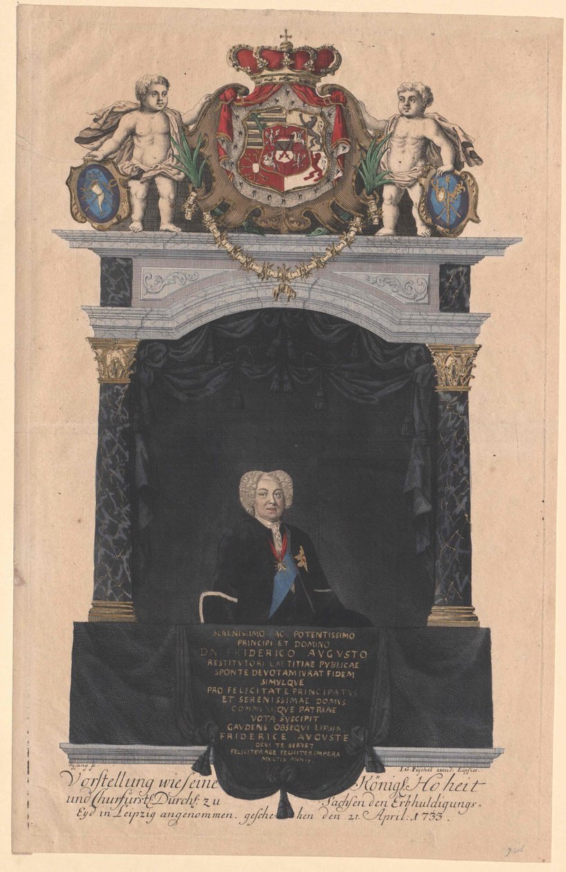 Szászország választófejedelme II. alkotó: Artist Unknown