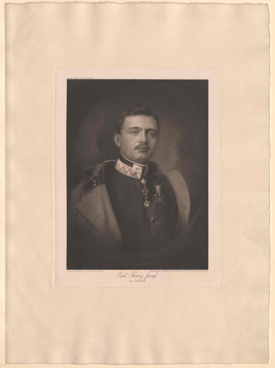 I. Károly osztrák császár (nyomtatás) alkotó: Artist Unknown