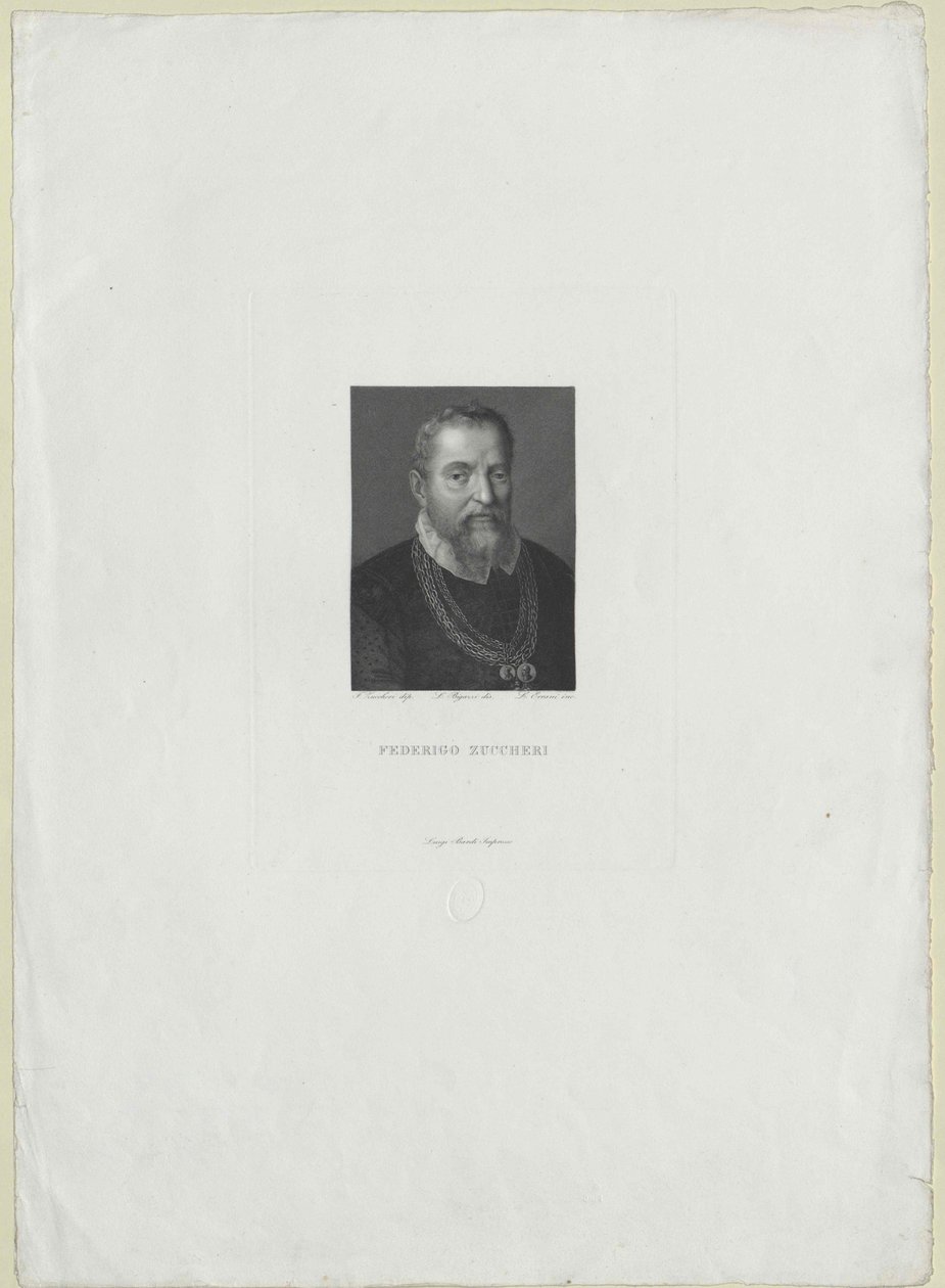Federico Zuccaro (nyomtatás) alkotó: Artist Unknown
