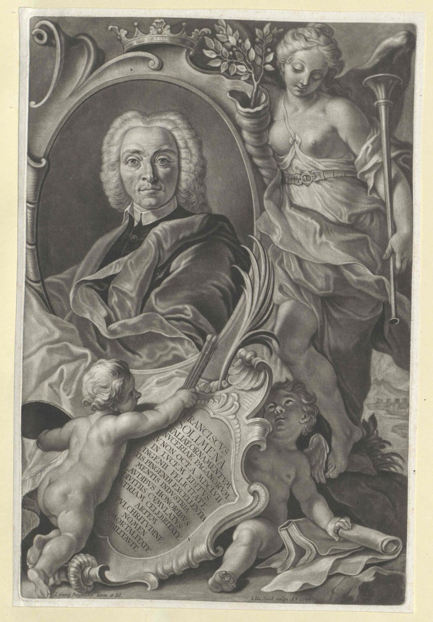 Francesco Solimena (nyomtatás) alkotó: Artist Unknown
