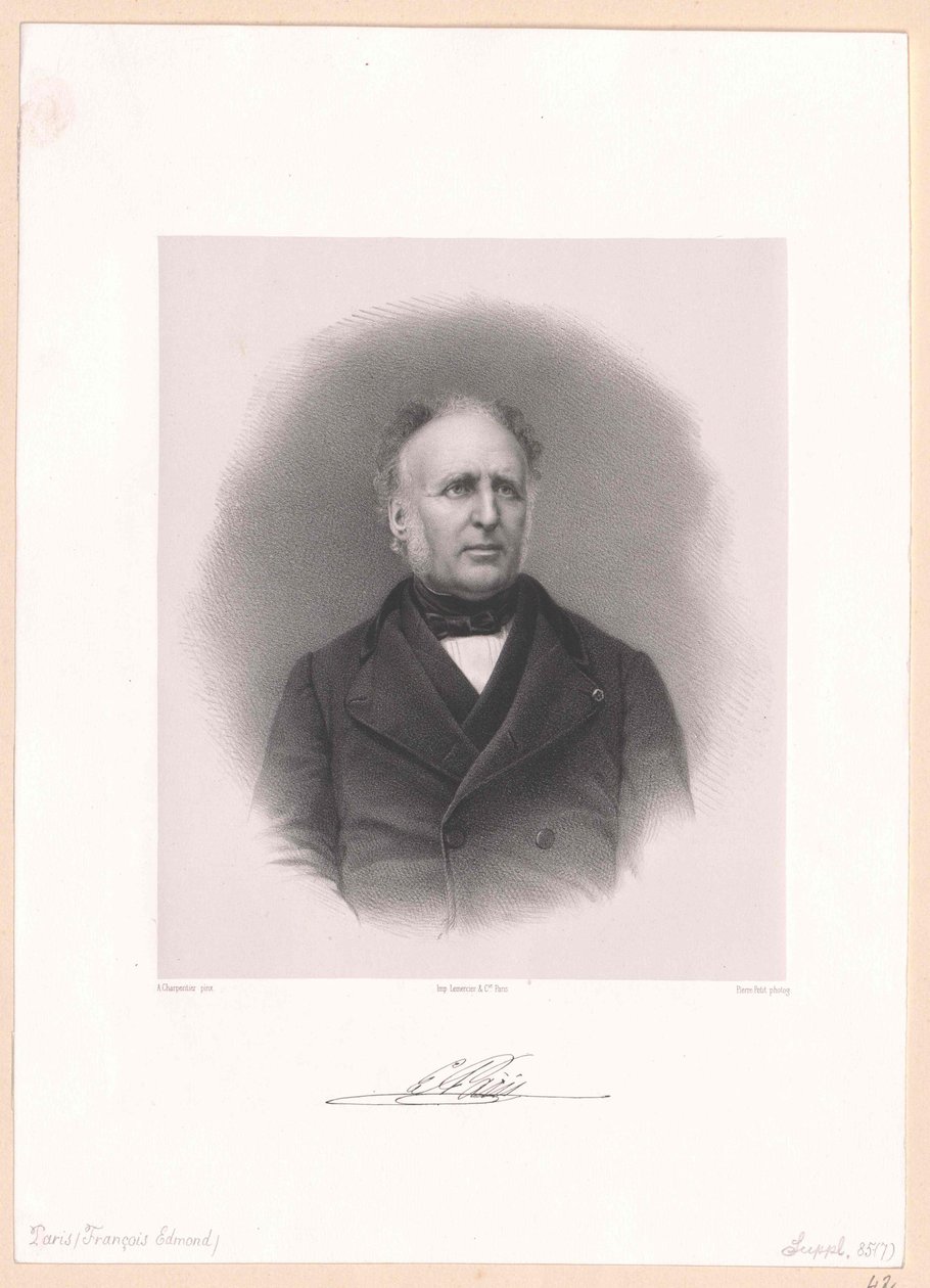 Francois Edmond Paris alkotó: Artist Unknown