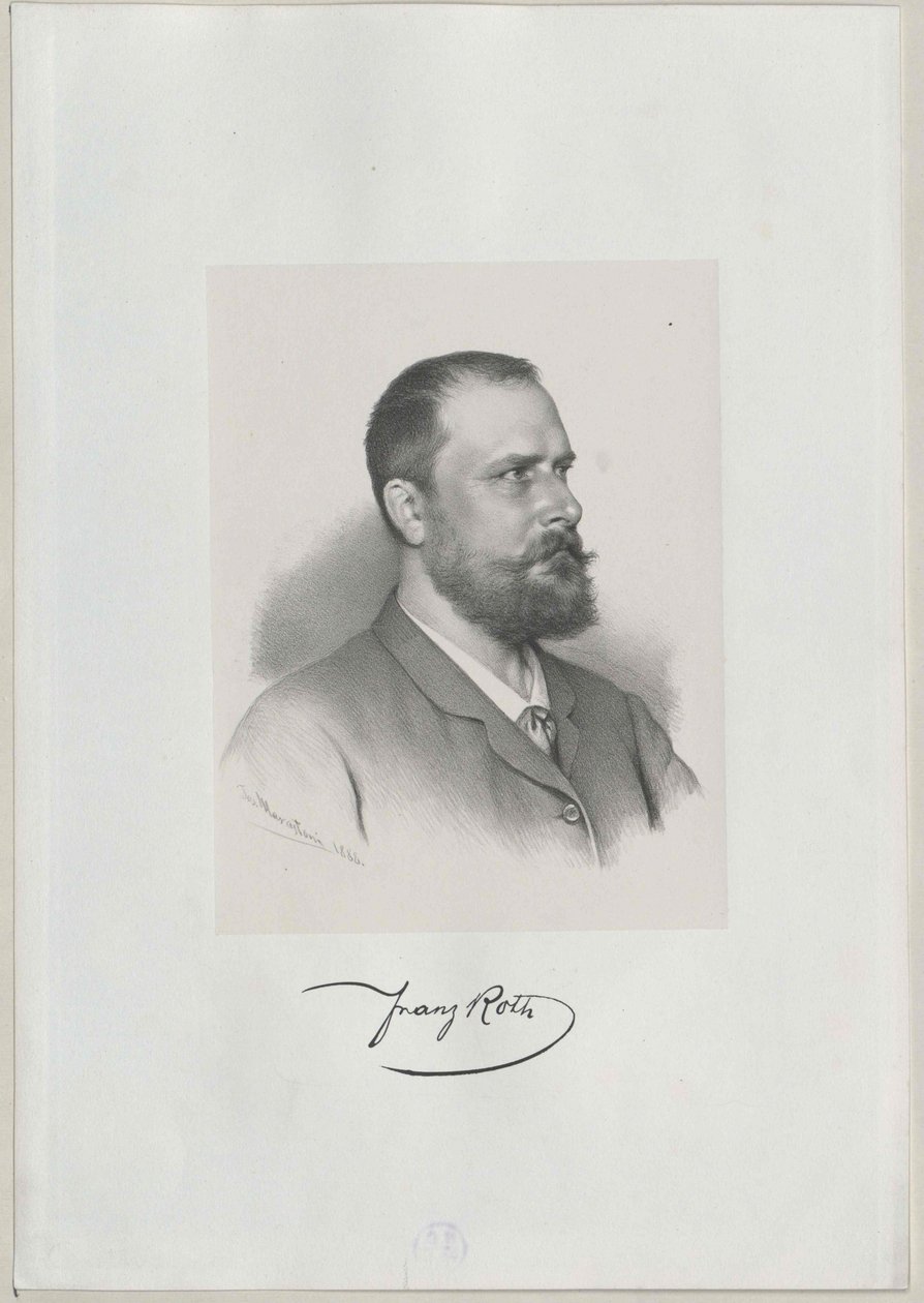 Franz Roth (nyomtatás) alkotó: Artist Unknown