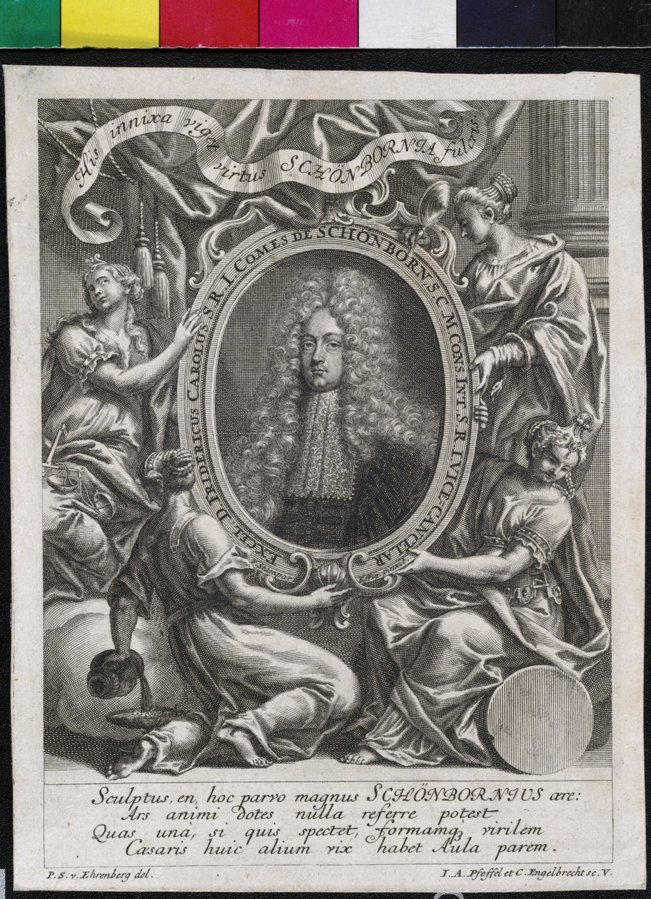 Friedrich Karl gróf Schönborn (nyomtatás) alkotó: Artist Unknown