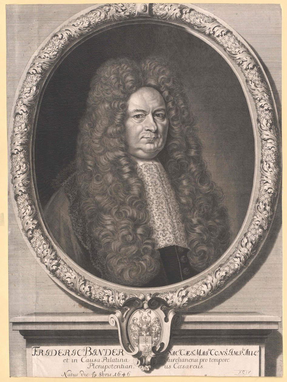 Friedrich von Binder (nyomtatás) alkotó: Artist Unknown