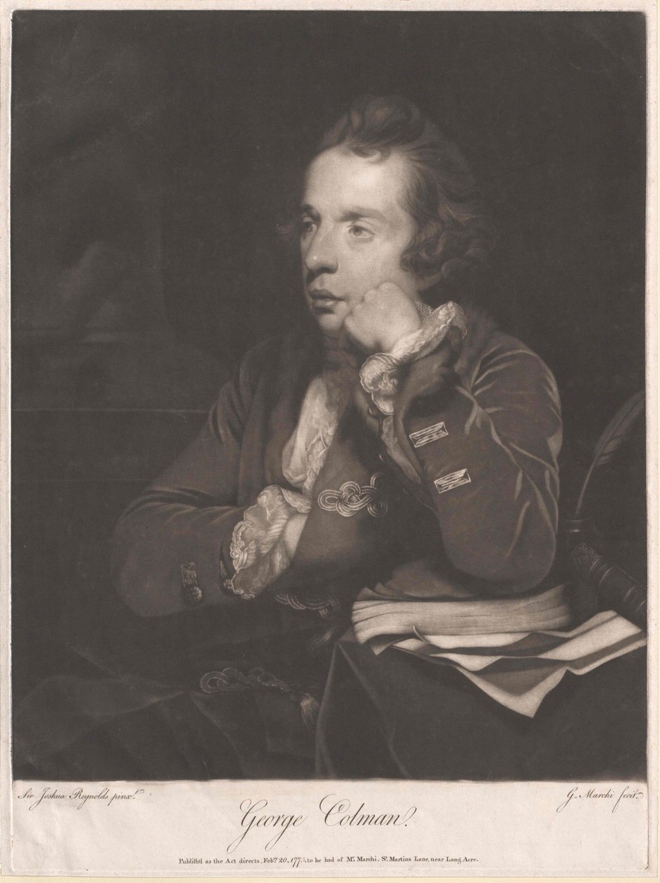 George Colman alkotó: Artist Unknown