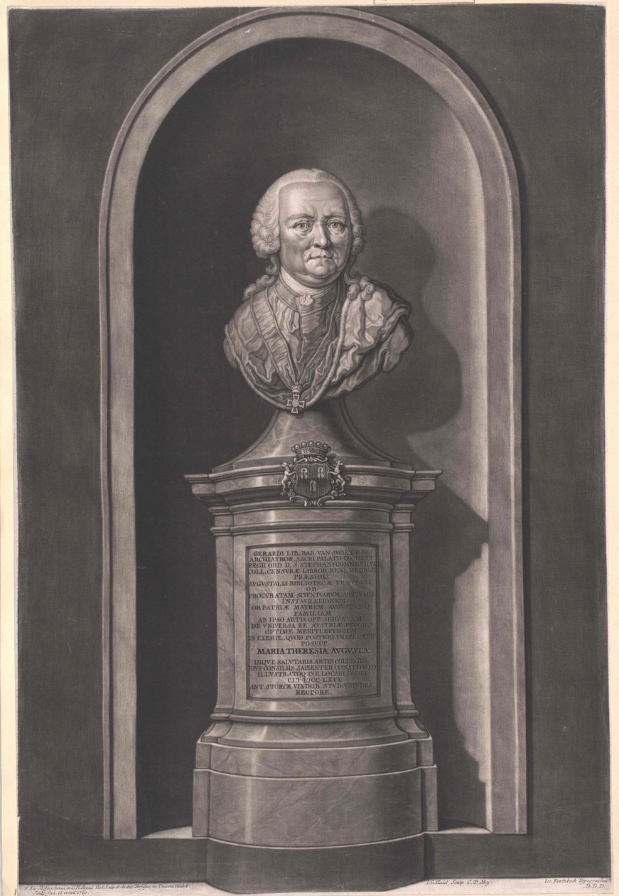 Gerard Baron van Swieten alkotó: Artist Unknown