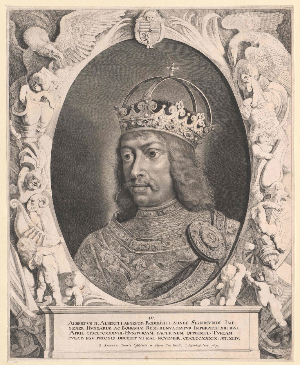 II. Albert német király (nyomtatás) alkotó: Artist Unknown